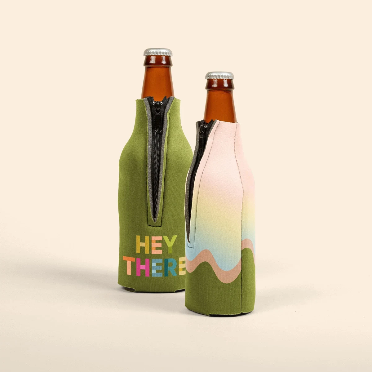 ZIPPERED BOTTLE COOLIE 4CP 1