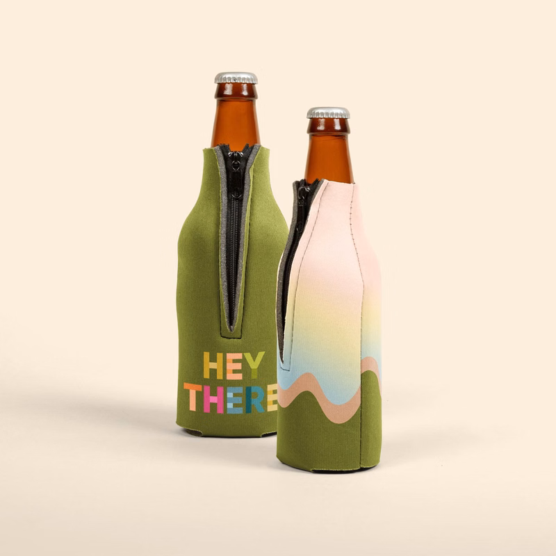 ZIPPERED BOTTLE COOLIE 4CP