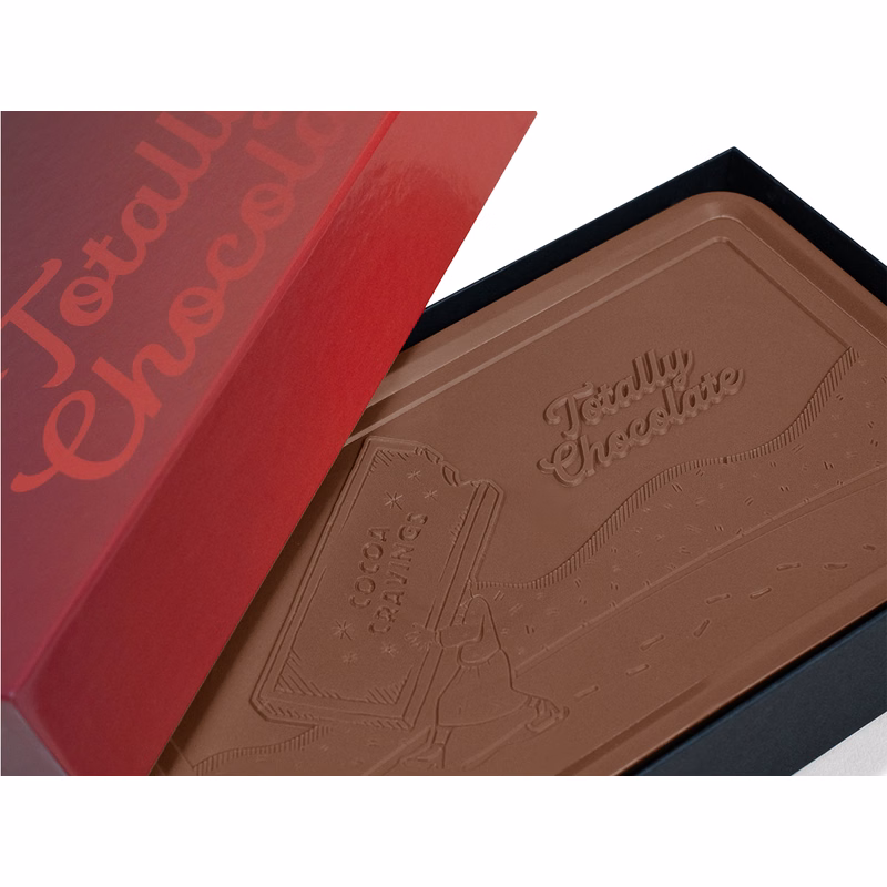 Mighty 8oz. Engraved Chocolate Bar with Luxury Custom Packaging