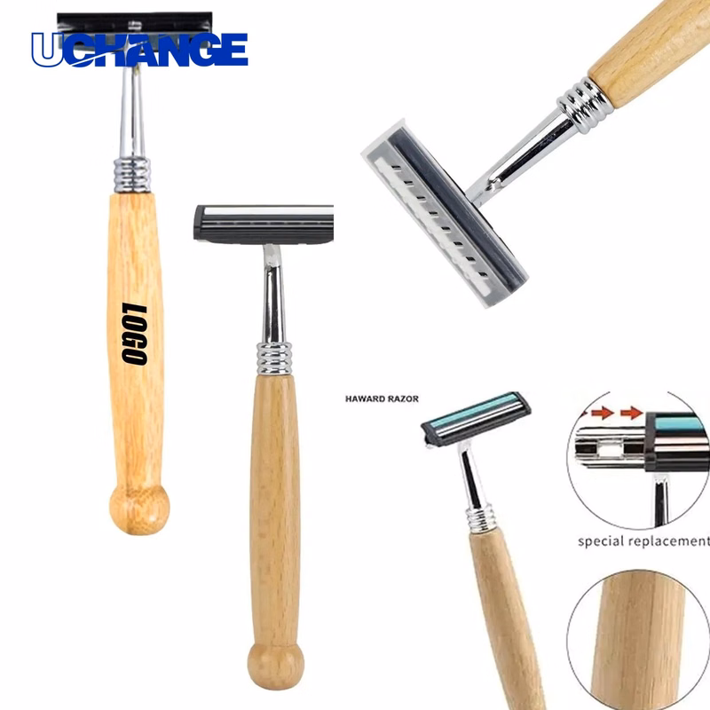 Bamboo Triple-Blade Disposable Razor Eco Grooming Tool for Travel & Hospitality
