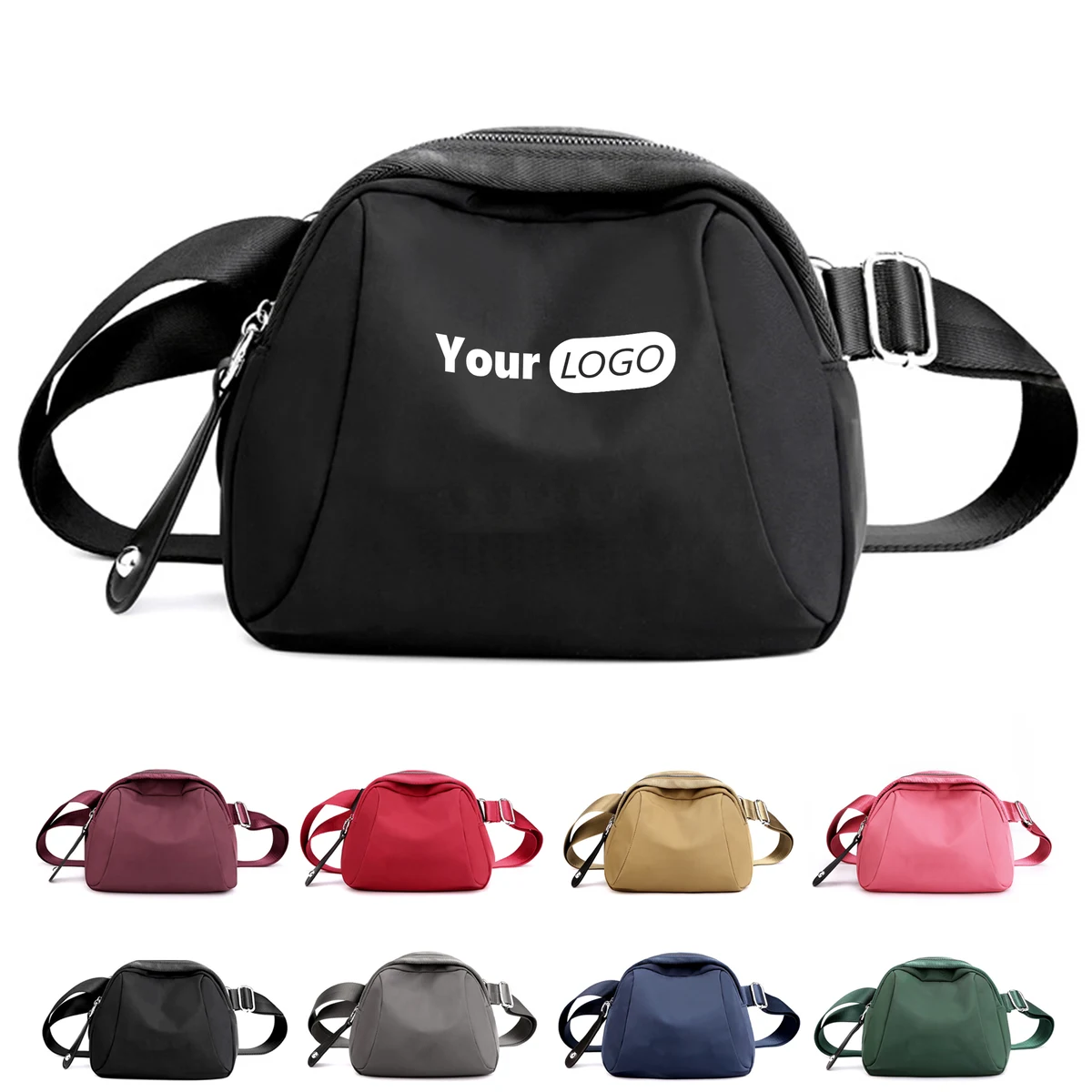 Nylon Compact And Minimalist Shell Crossbody Bag 1