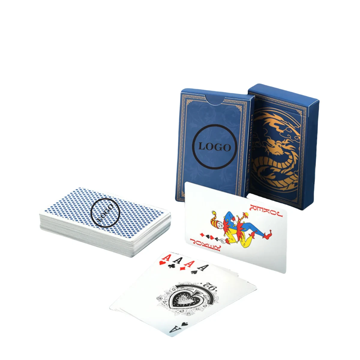 Purple Core Paper Playing Cards 1