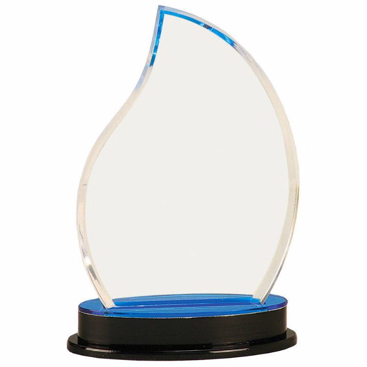 8.25" Blue Flame Impress Acrylic Award