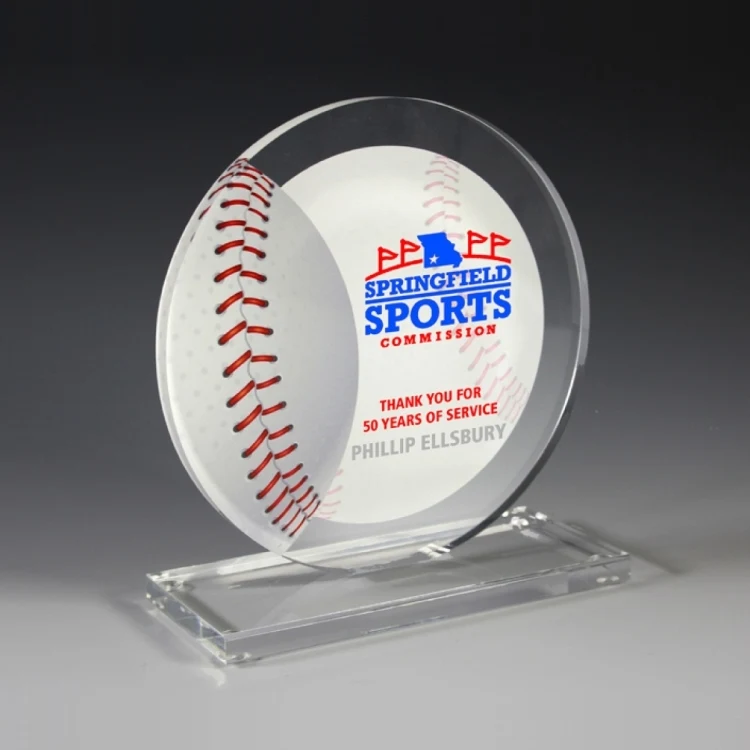 Baseball Achievement Award- Screen Printed - (5¾" x 6¼") 1