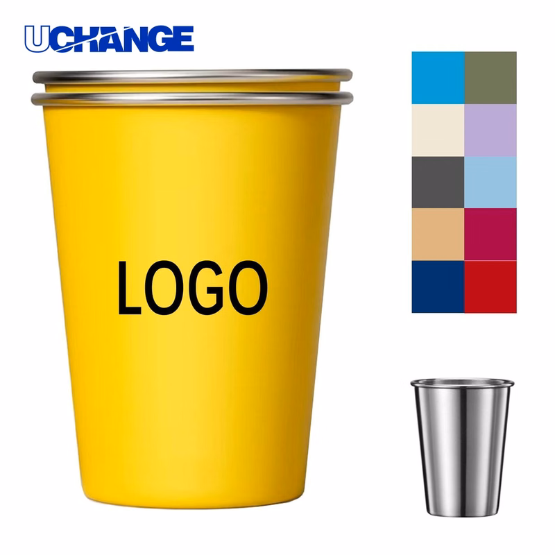 Stainless Steel Cup Drinking Mug (12 Oz)