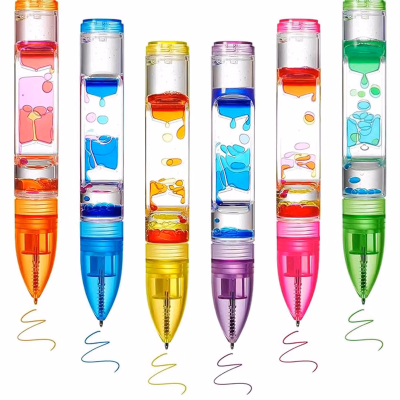 Liquid Motion Bubbler Toy Pens