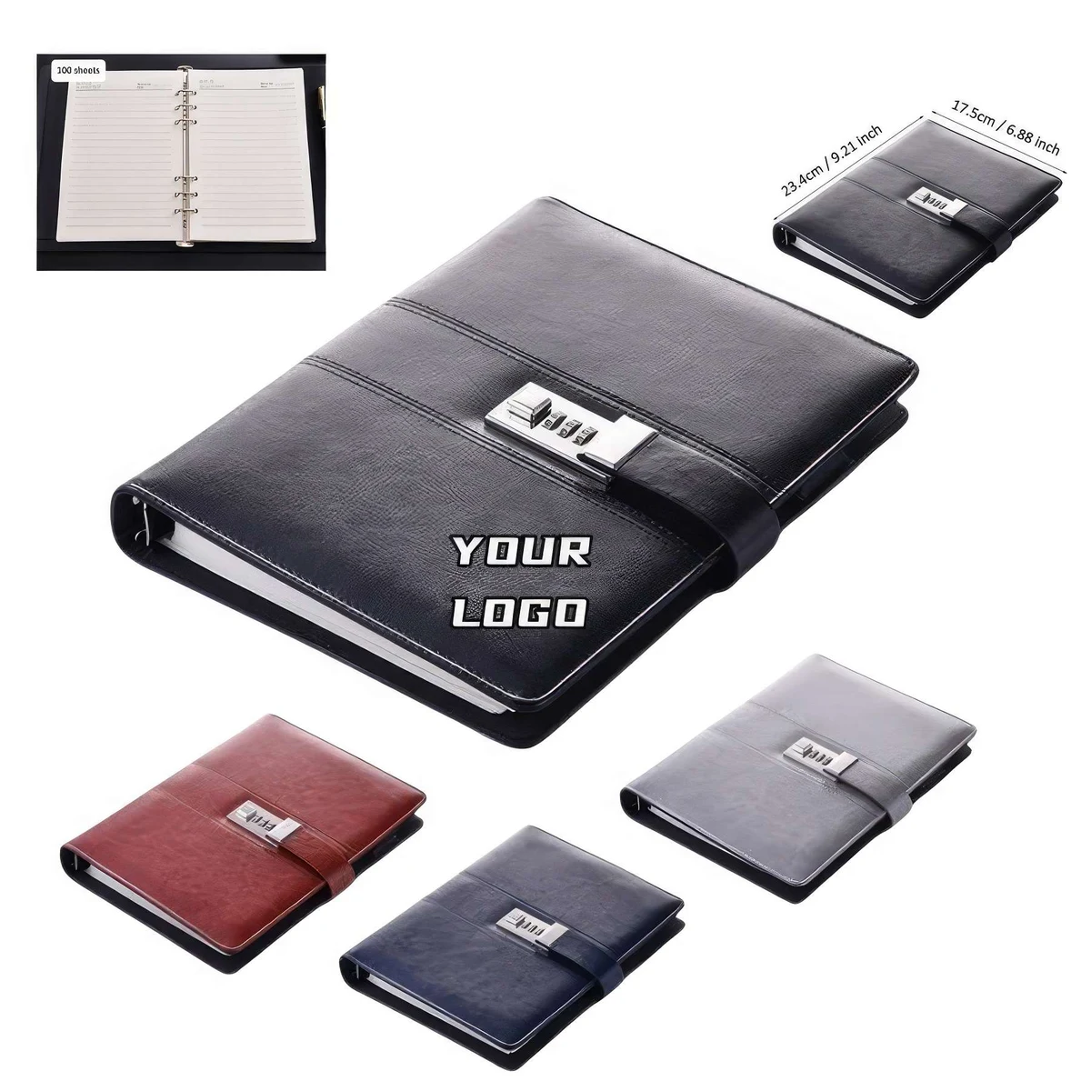 Binder Notebook with Lock 1