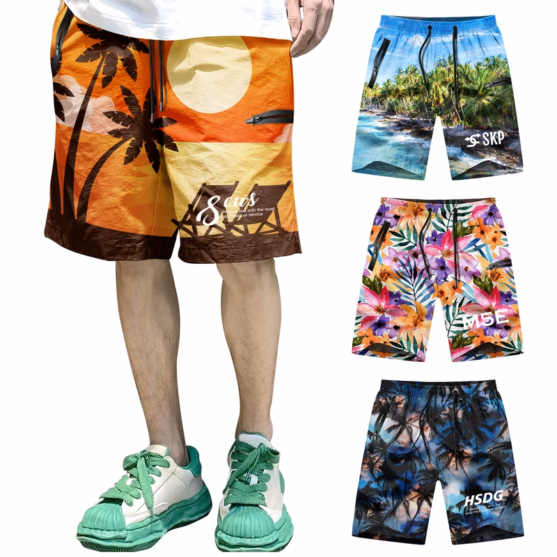 Quick Dry Swim Shorts with Mesh Lining Swimwear Bathing Suits