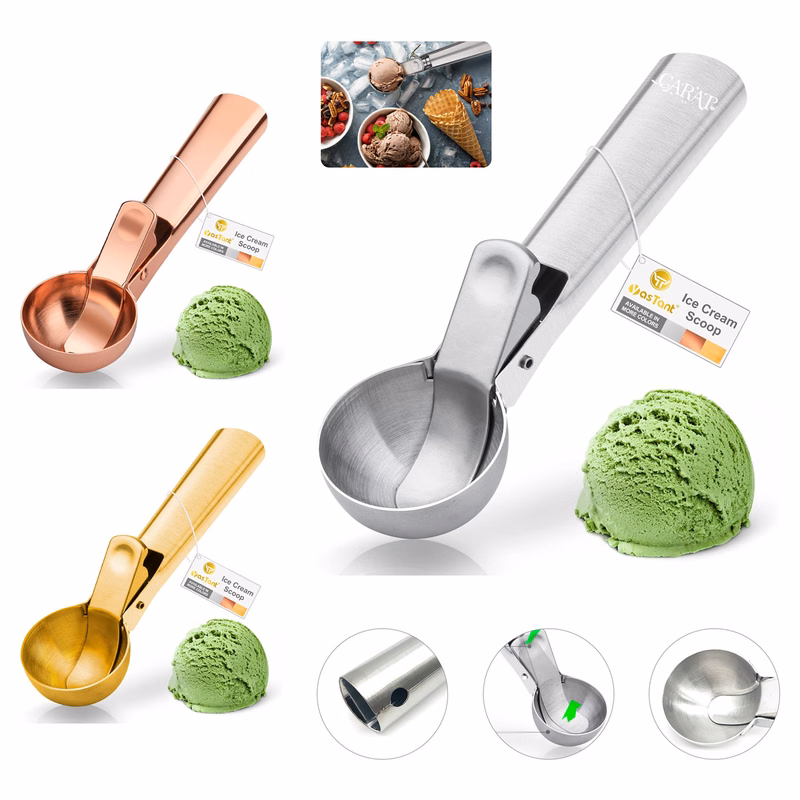 Premium Stainless Steel Ice Cream Scoop
