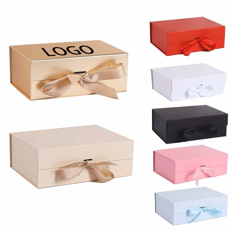 Ribbon Tie Flip Top Box