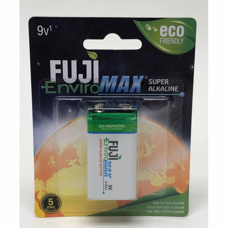 Fuji Enviromax Super Alkaline 9V Battery - Single Pack