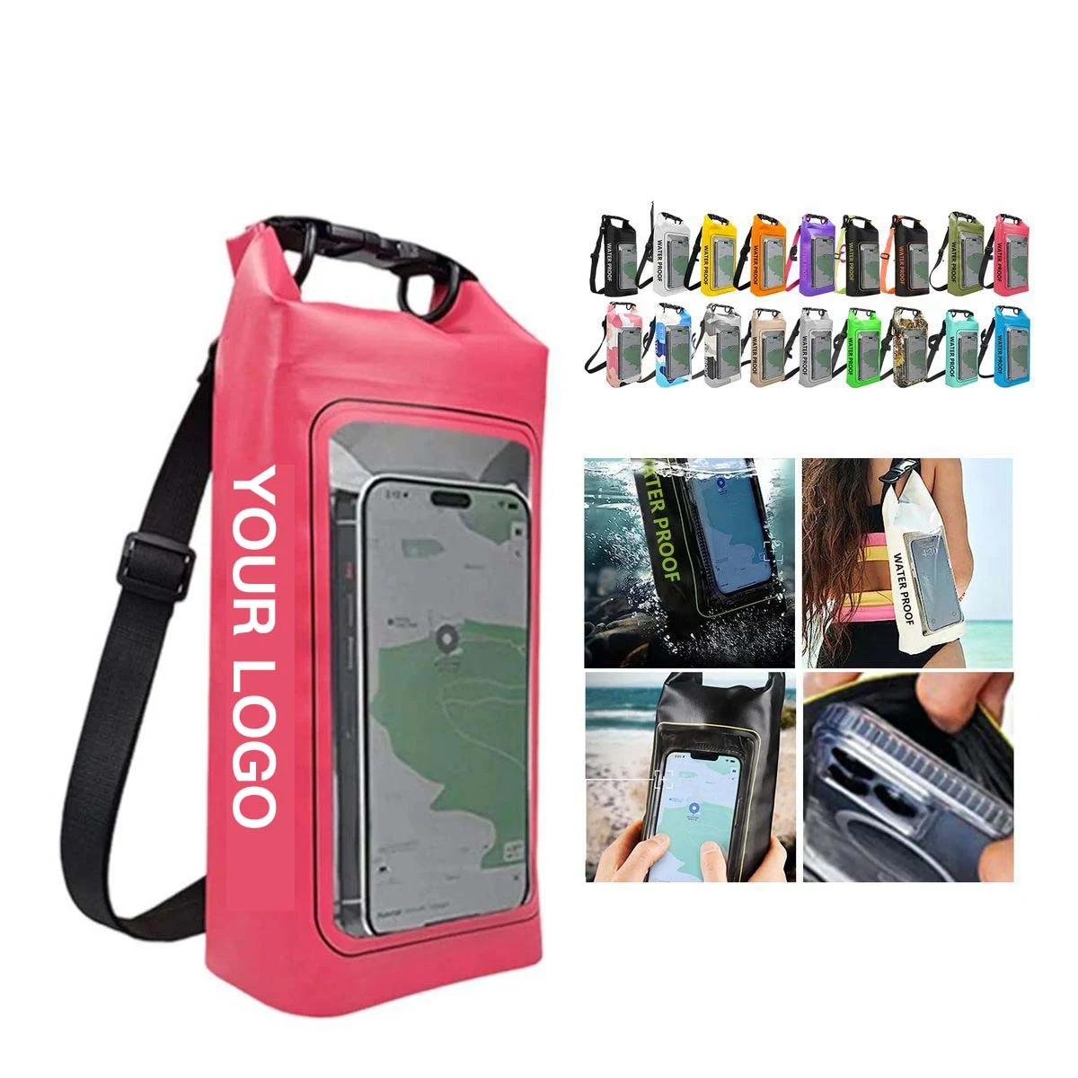 Water Resistant Crossbody Bag with Secure Closure 1