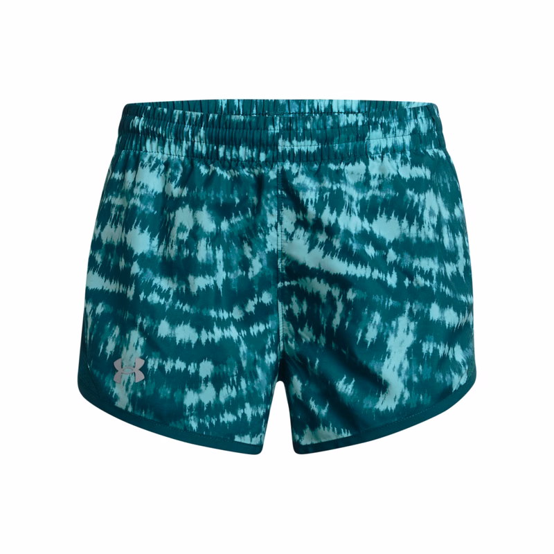 UA Fly-By Printed Girls' 3 Shorts