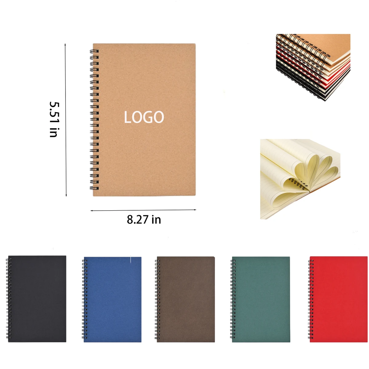 A5 Spiral Coil Bound Notebook 1