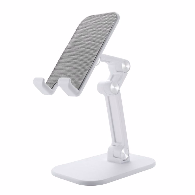 Foldable Tablet & Phone Stands - White Universal Compatibility