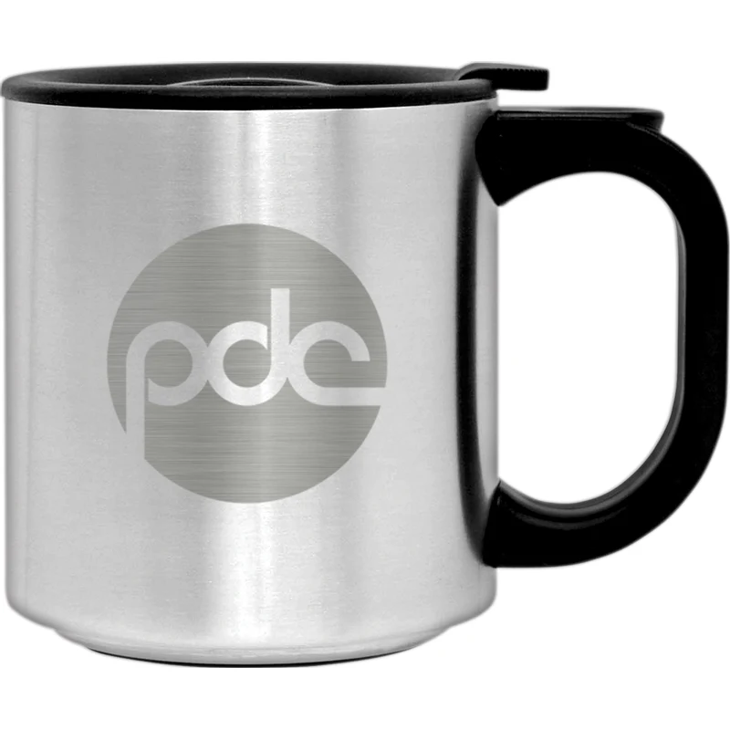12 oz. Stainless Steel Mug - Laser Etched 1