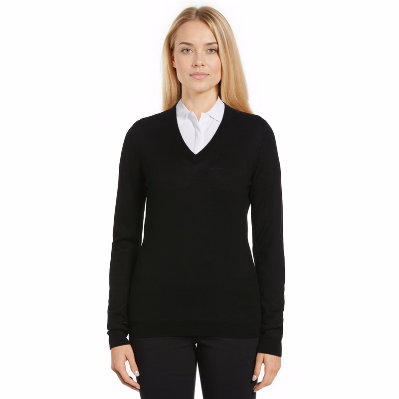 Women's Long Sleeve V-Neck Sweater
