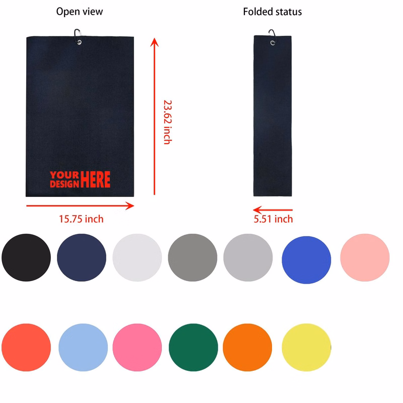 Rectangular Hanging Golf Towel