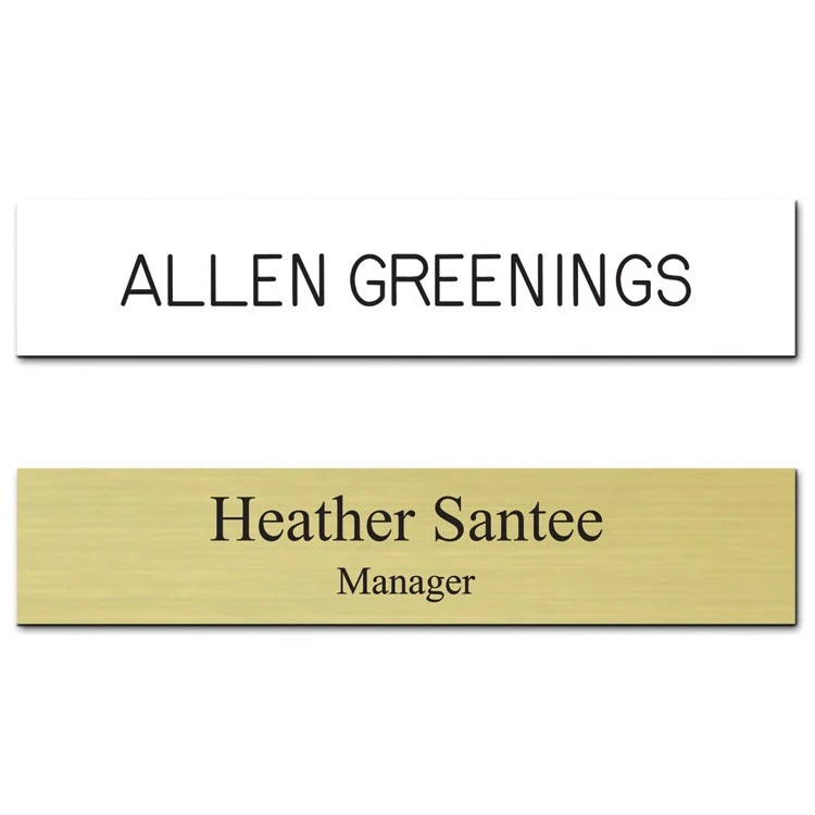 The Sparta engrave only name plate 2"x10" 1