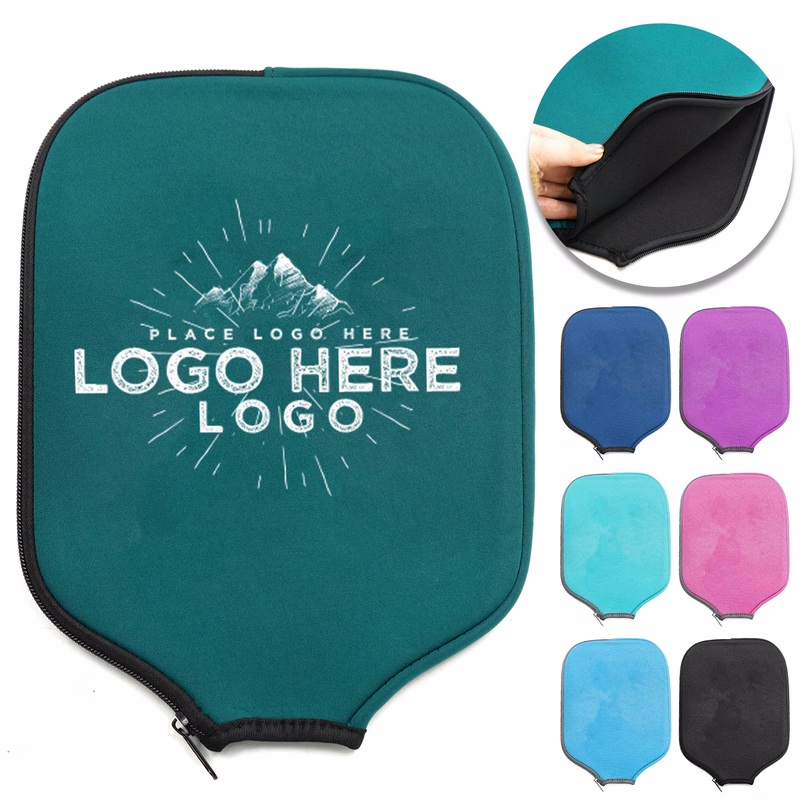 MOQ 50 Waterproof Pickleball Paddle Cover with Neoprene Material