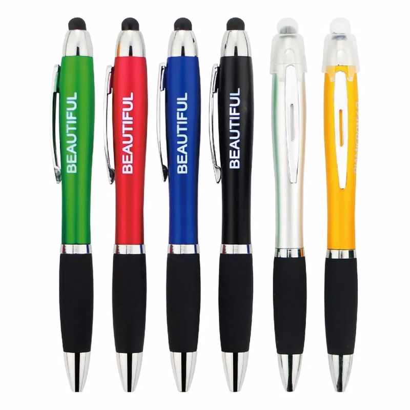 LED Touch Screen Light Box Ballpoint Pen/LED Stylus Pen