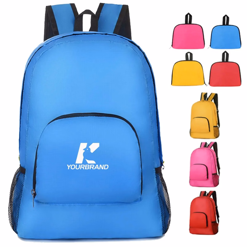 Stock Lightweight Foldable Student Outdoor Travel Book Bag