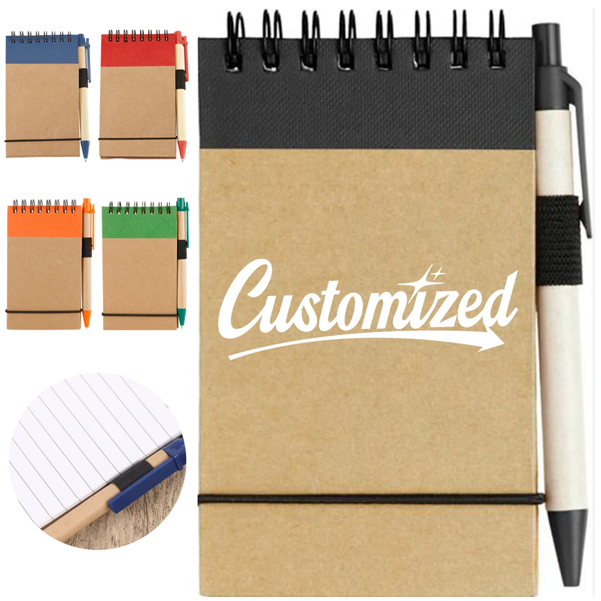 Pocket Notebook with Pen 1