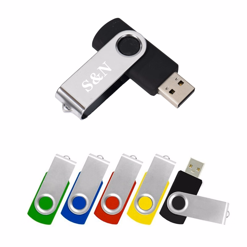 64G USB Rotating Metal Flash Drive
