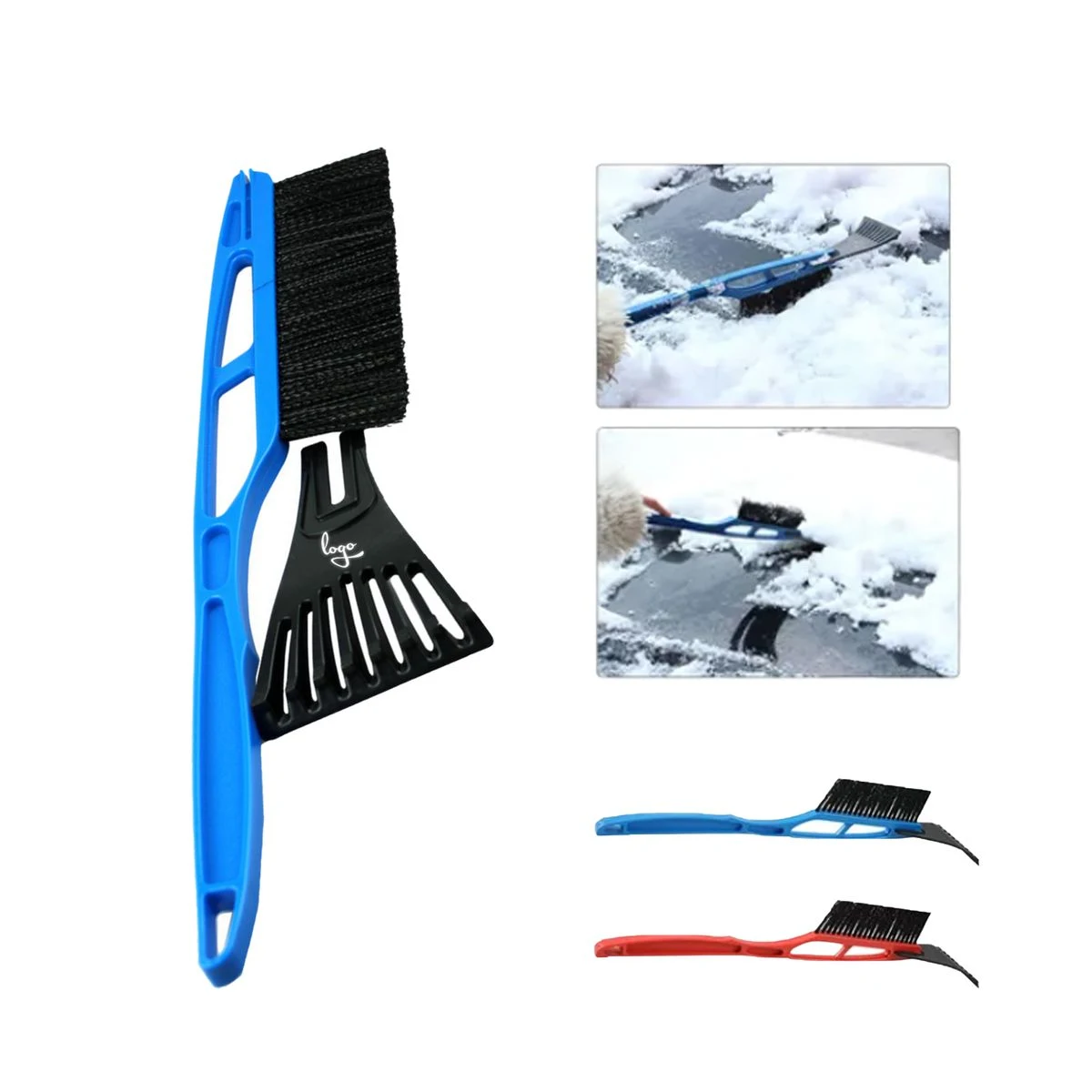 Multi Functional Snow Shovel With Brush For Automobile 1