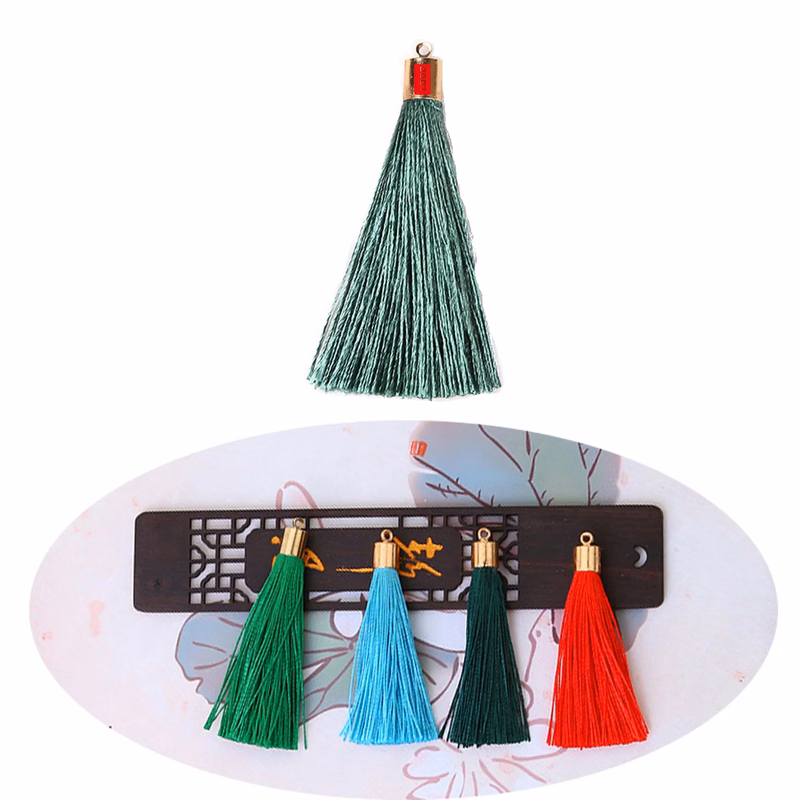 Custom Logo Metal Cap Tassel Accessory