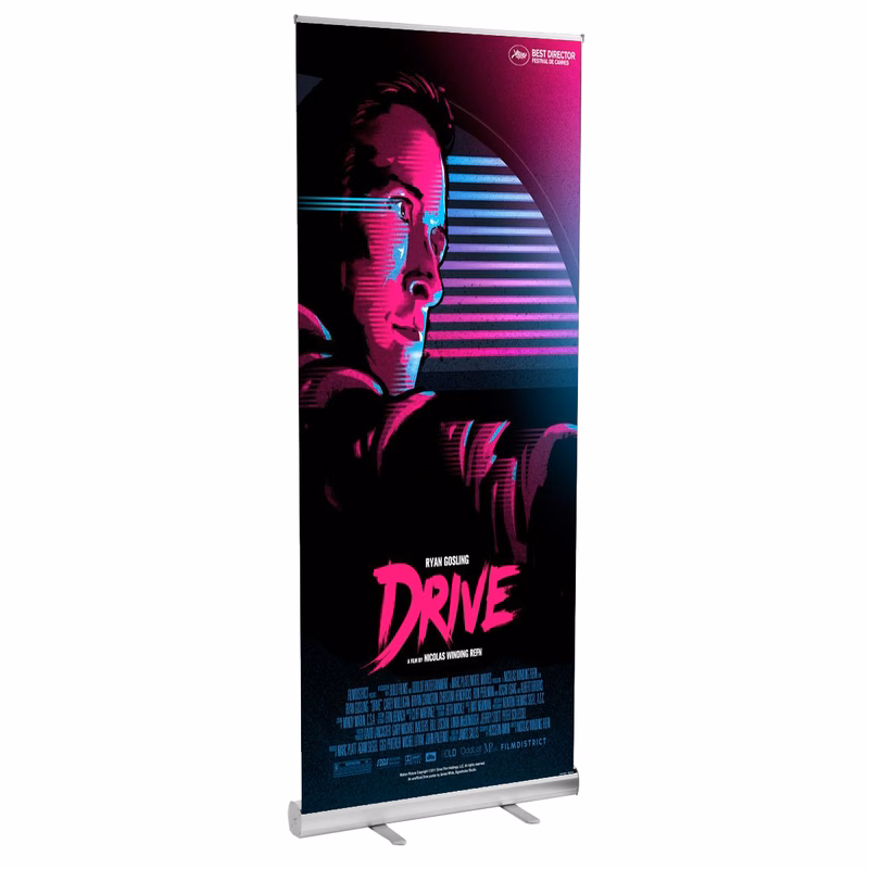 34"x79" Double-Sided Standard Retractable Banner