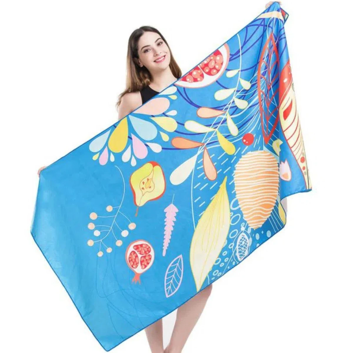 25"x 50" Sublimated Microfiber Sand Proof Beach Towel 1