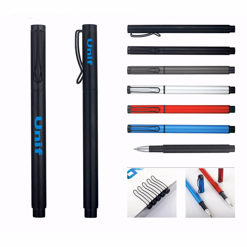 Multicolor Premium Metallic Gel Pen - Customized Logo