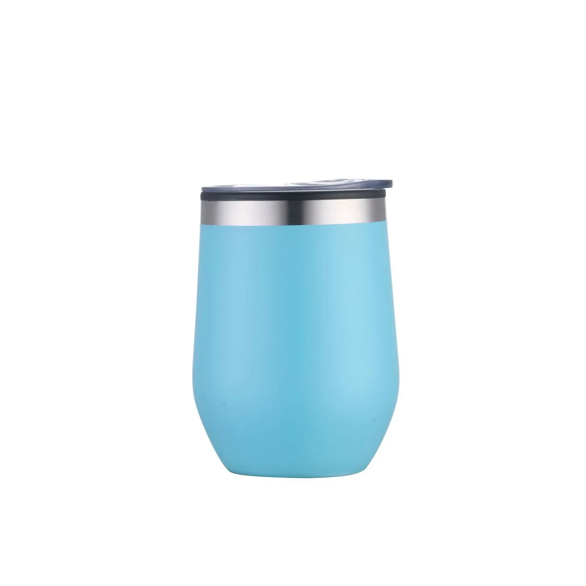 Endura 12 oz Light Blue Double Wall Wine Cup 1