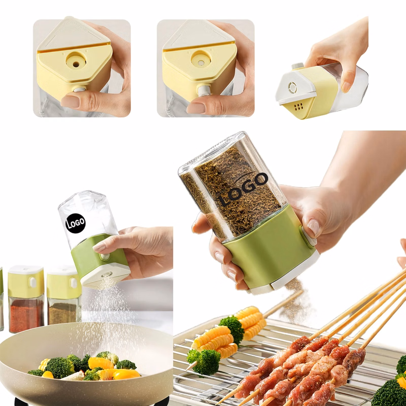 Dual-Use Kitchen Salt Spice Dispenser With Precise Control