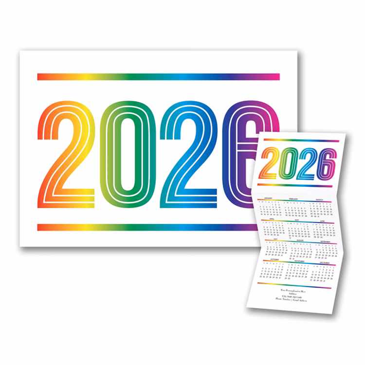 Colors of the Rainbow 2026 Calendar