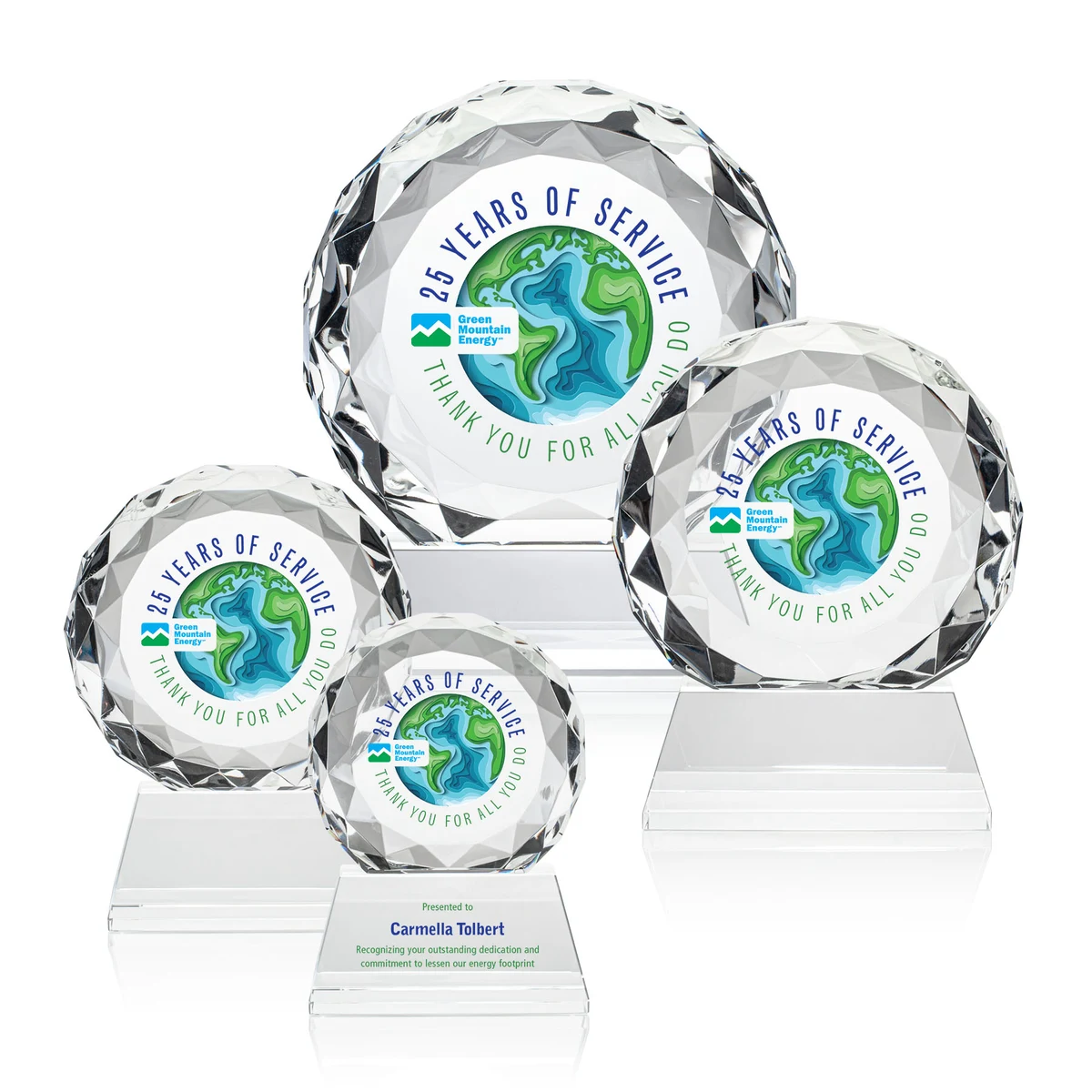 Seville VividPrint™ Award on Entwhistle Base - Clear 1