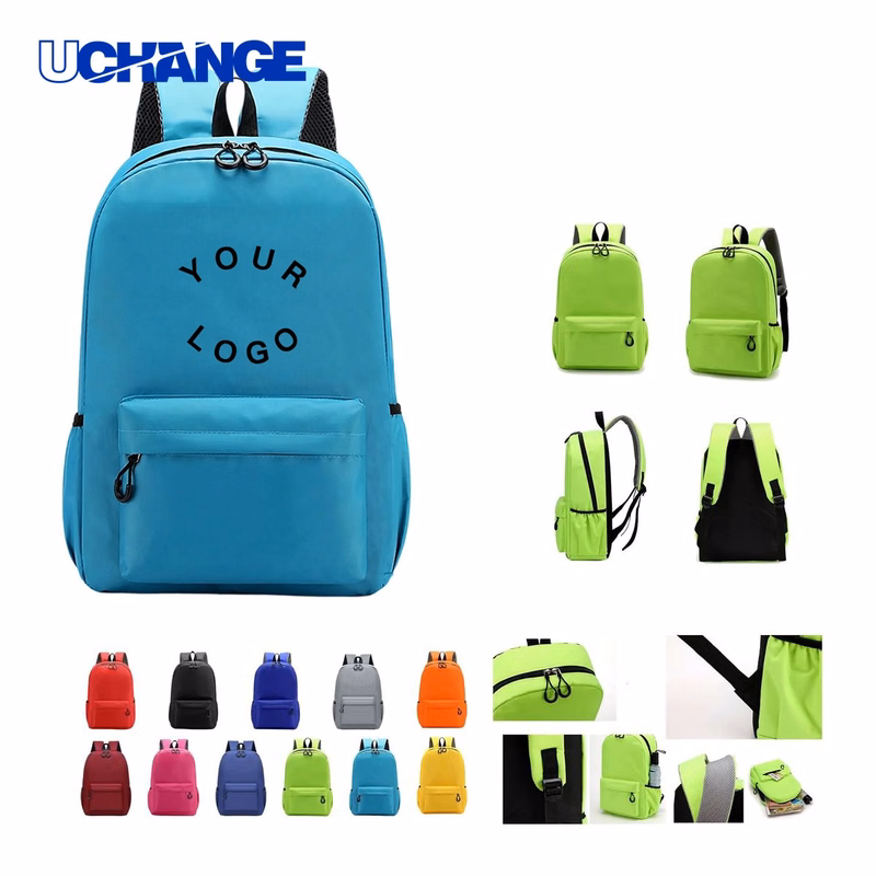 Kids School Backpack Organizer Oxford with Front Branding Panel