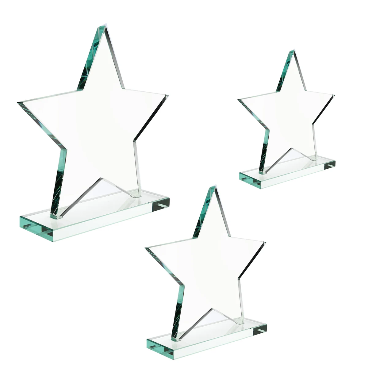 Jade Glass Star Award - Medium 1