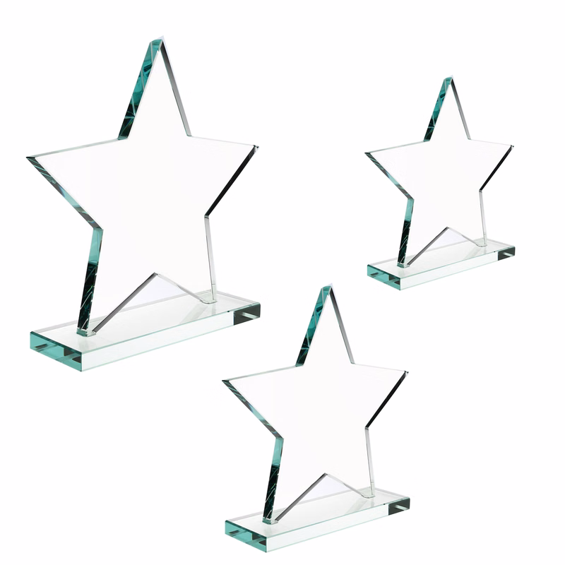 Jade Glass Star Award - Medium