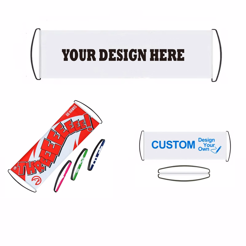 Custom Retractable Handheld Banner MOQ 10pcs