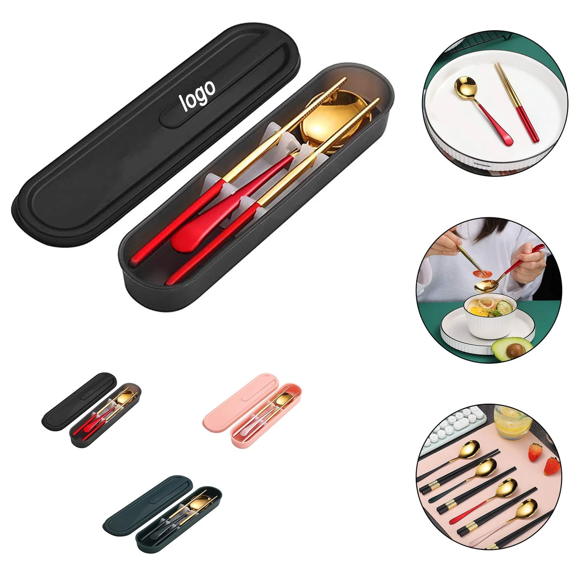 Stainless Steel Utensils Case Set 1