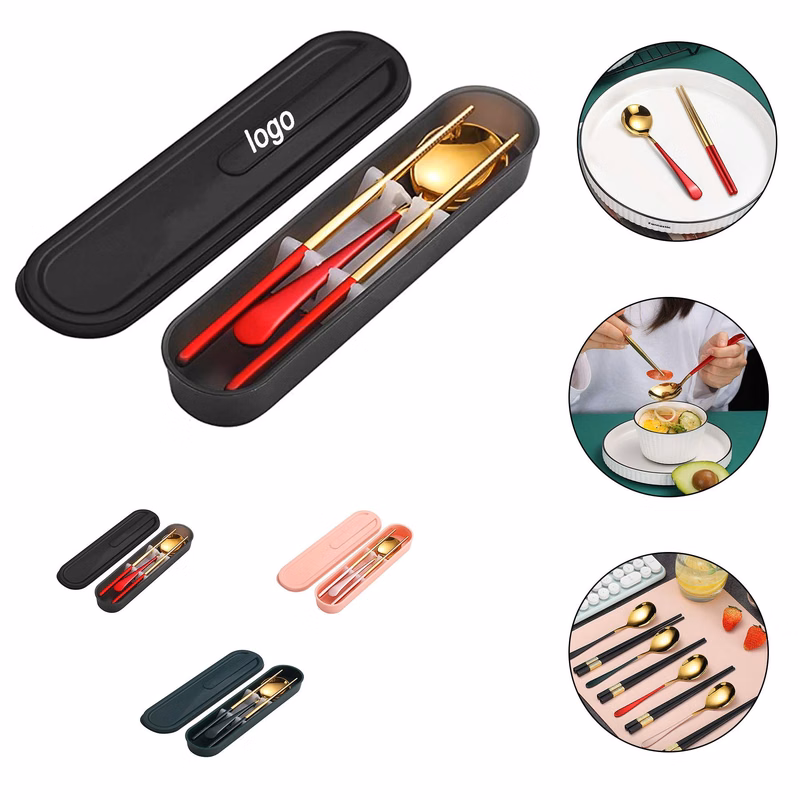 Stainless Steel Utensils Case Set