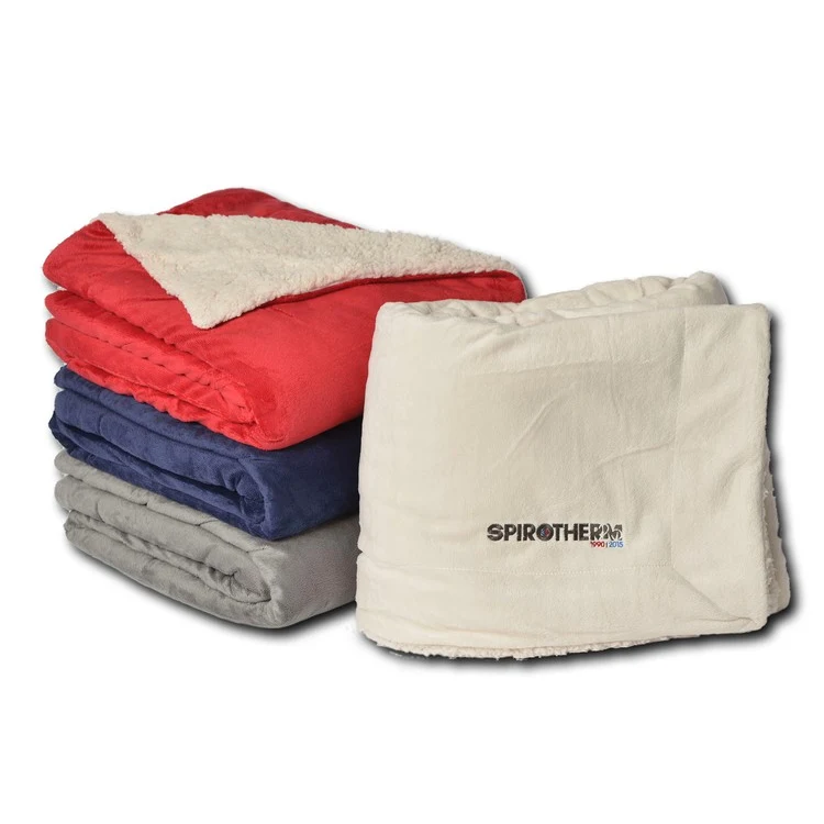 Sherpa Fleece Lined Blanket 1