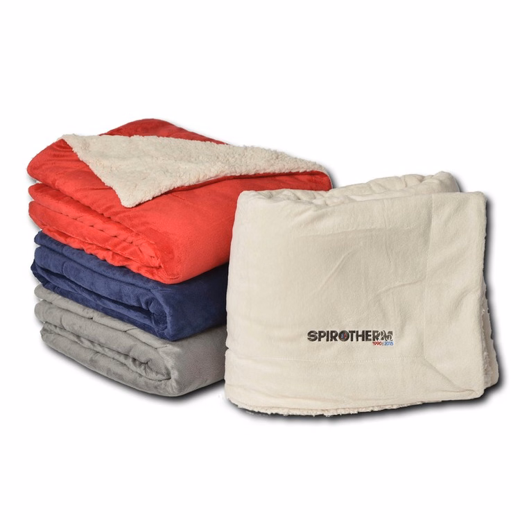 Sherpa Fleece Lined Blanket