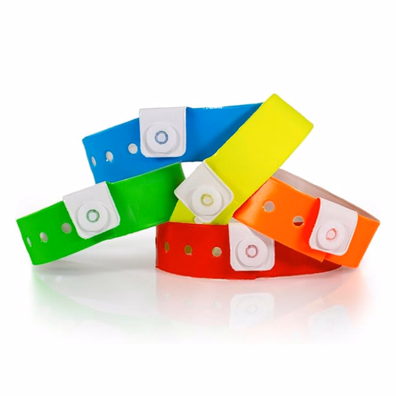 PVC Waterproof Customizable Disposable Activity Wristband