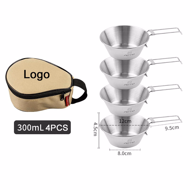300ml 4PCS Foldable Shiraz Bowl Set