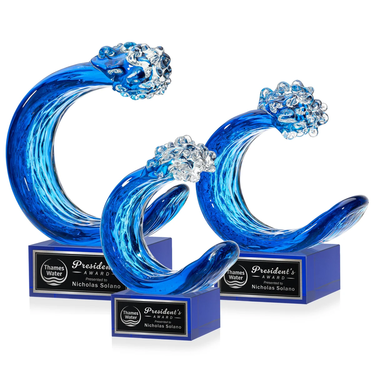 Oceana Award on Hancock Base - Blue 1