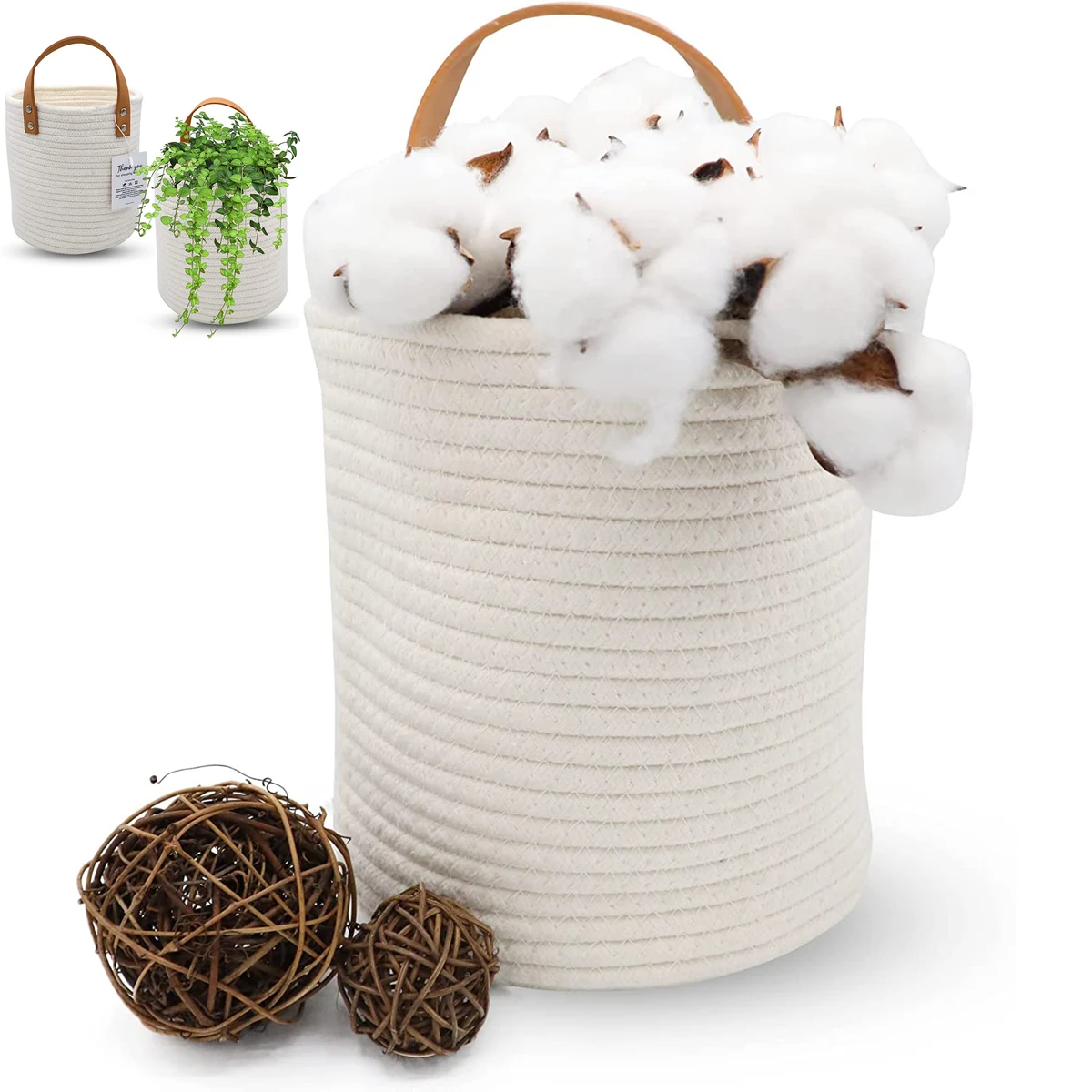 Cotton Blanket Basket 1