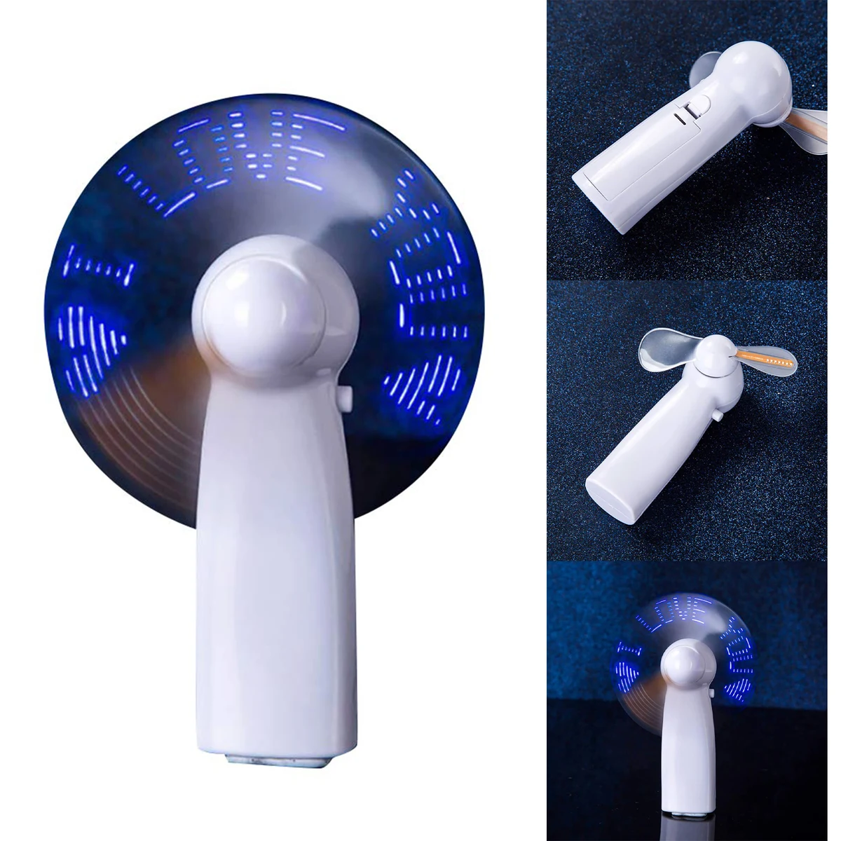 LED Light Romantic Cooling Fan 1